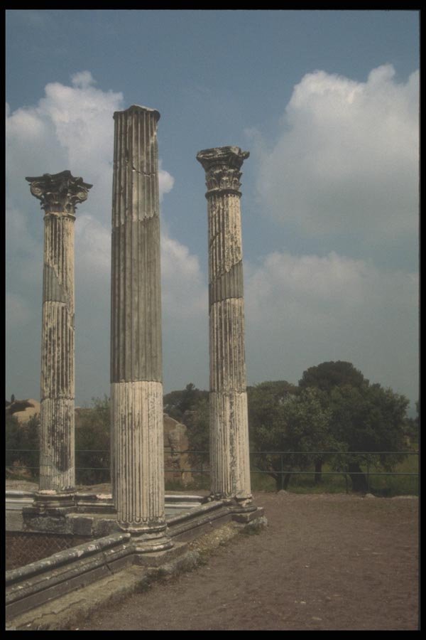 111004 Fish Pond And Portico, Hadrian's Villa A4 Photo Print