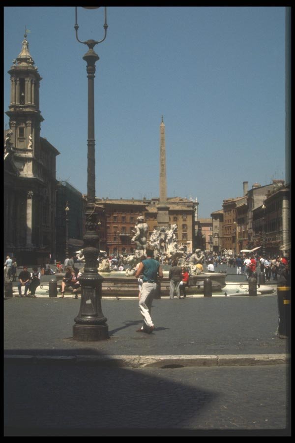 111005 Piazza Navona, Rome A4 Photo Print