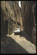 111007 Narrow Street, Rome A4 Photo Print