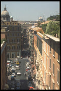 111014 Street Scene, Via Del Croce, Rome A4 Photo Print