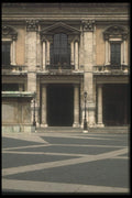111017 Entrance Detail, Campdoglio, Rome A4 Photo Print