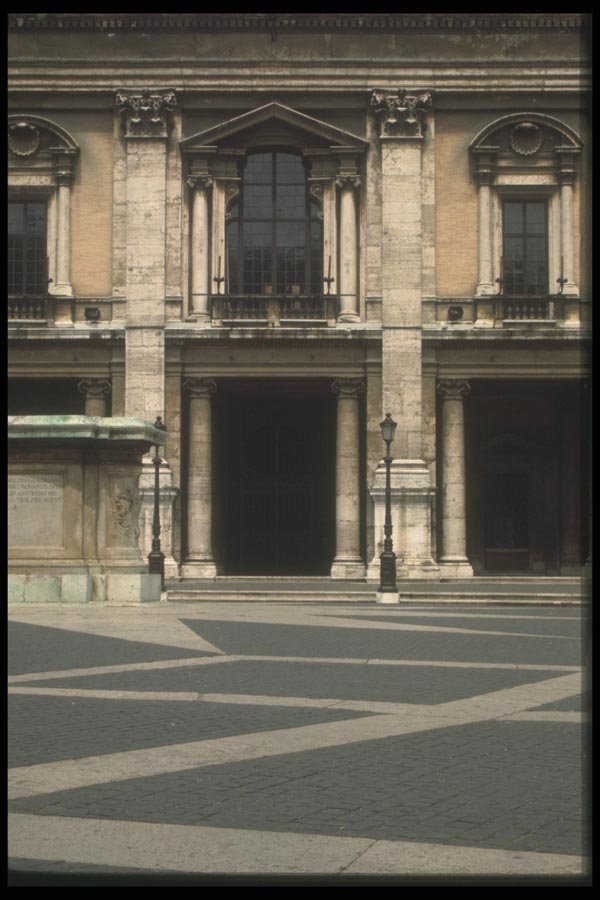 111017 Entrance Detail, Campdoglio, Rome A4 Photo Print