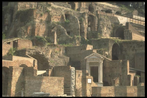 111020 Ruins, Roman Forum A4 Photo Print