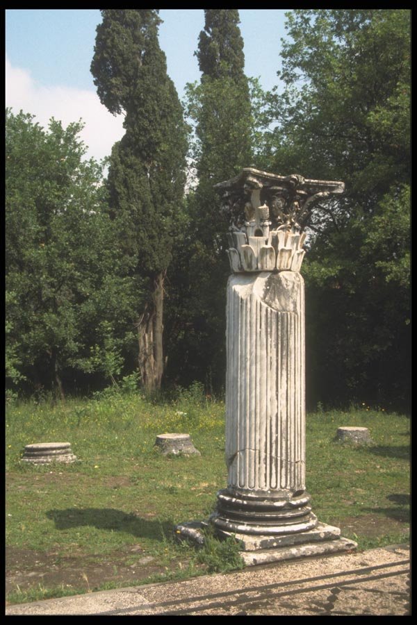 111026 Column Of Imperial Palace, Hadrian's Villa A4 Photo Print