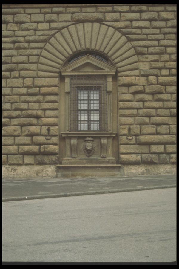 111040 Window, Palazzo Pitti, Florence A4 Photo Print
