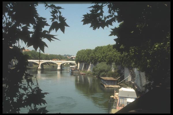 111052 Tiber River, Rome A4 Photo Print