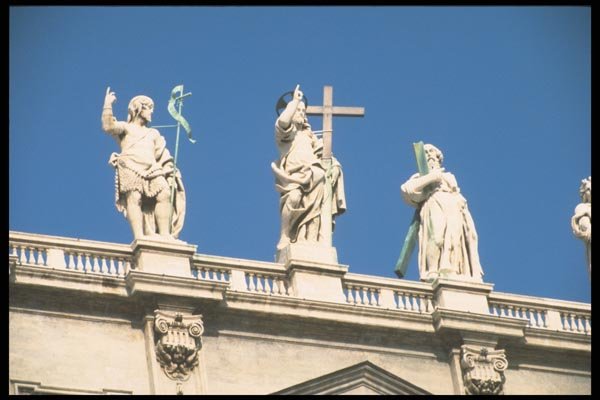 111061 Christ And Apostles, St. Peter's, Rome A4 Photo Print