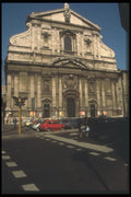 111068 Front Facade Of Il Gesu, Rome A4 Photo Print