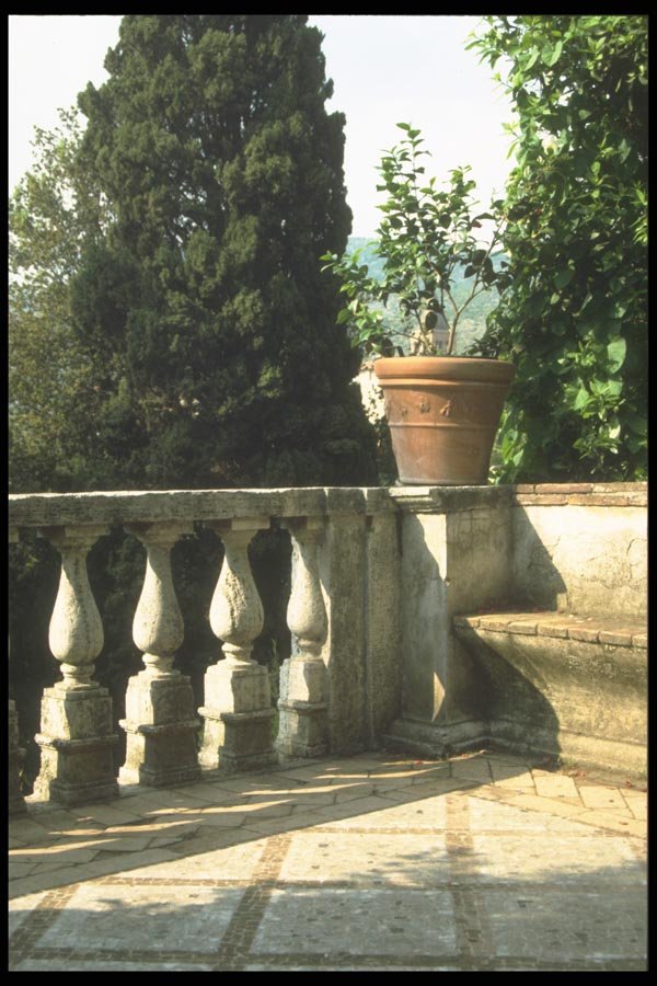 111073 Terrace, Villa D'Este, Rome A4 Photo Print