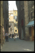 111085 Narrow Street, Siena A4 Photo Print