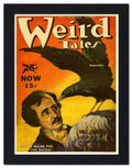 1113K weird tales edgar allan poe raven 2 Vintage Advert A4 Photo Print