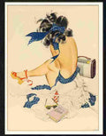 112 02 pin up girl Advert A4 Photo Print