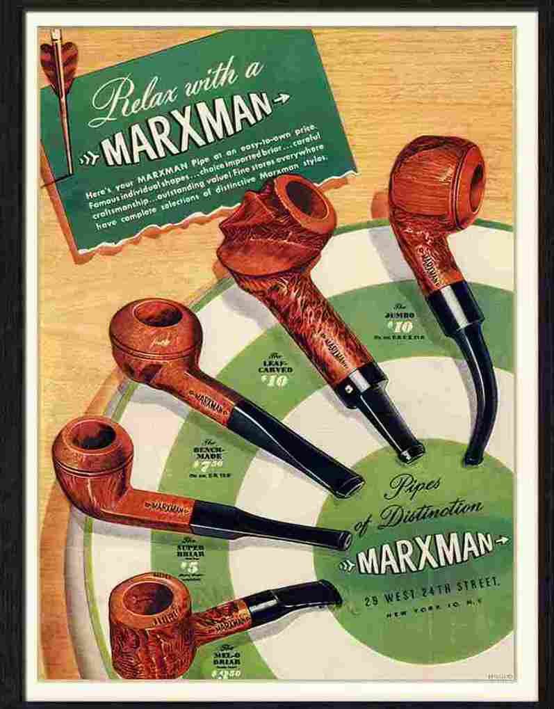 112 03 marxman pipes Advert A4 Photo Print