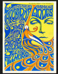 112 06 yardbirds and the doors concert poster psychedelic fillmore Advert A4 Photo Print