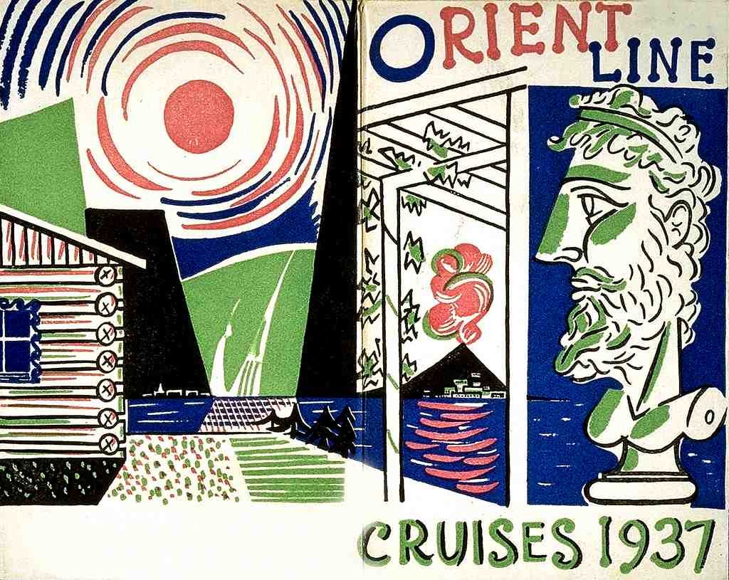 113 Orient Line Cruises 1937 Vintage A4 Photo Print