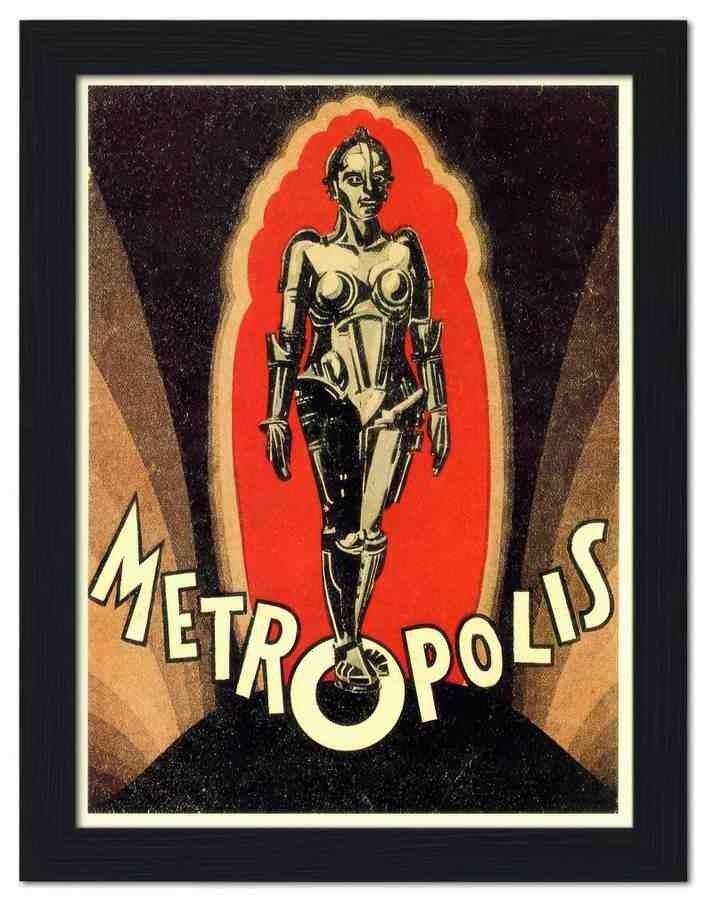 1137 metropolis sci fi movie poster 1920s 2 Vintage Advert A4 Photo Print