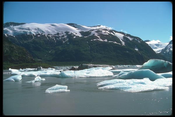 114005 Portage Glacier, Alaska A4 Photo Print