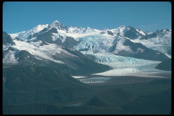 114008 Glacier Country Of Southeastern Alaska A4 Photo Print
