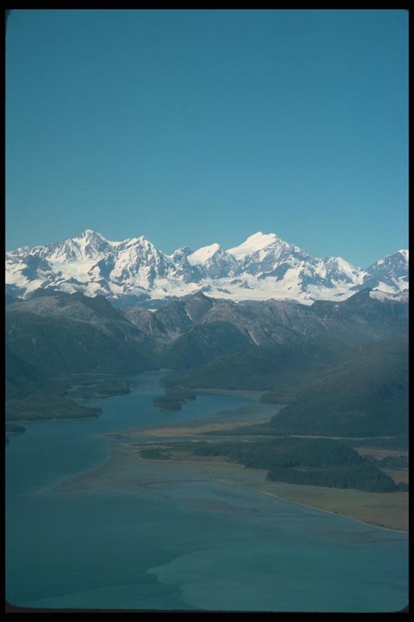 114018 Rugged Wilderness Mountain Range A4 Photo Print