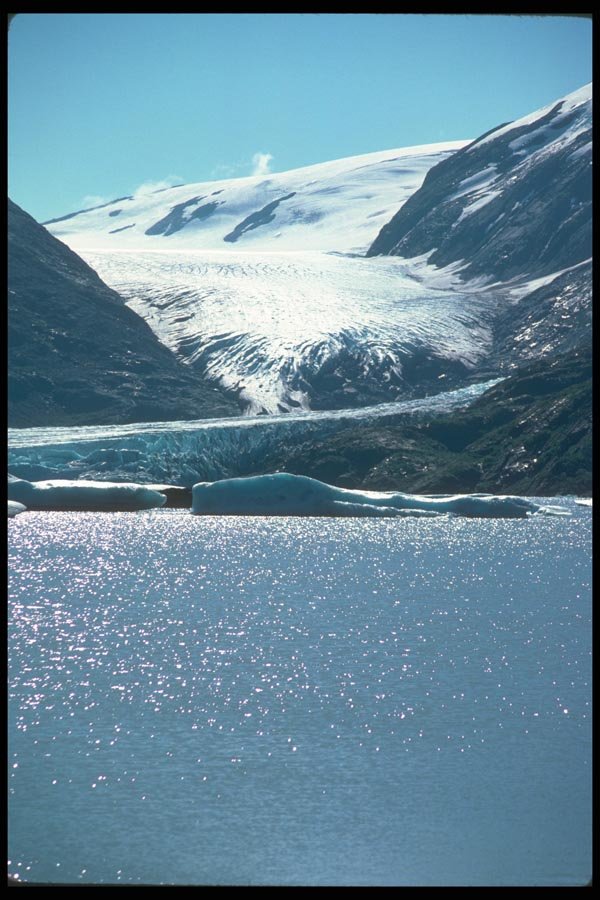 114028 Portage Glacier, Alaska A4 Photo Print