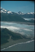 114033 Magnificent Glacier Emptying Into Sea A4 Photo Print