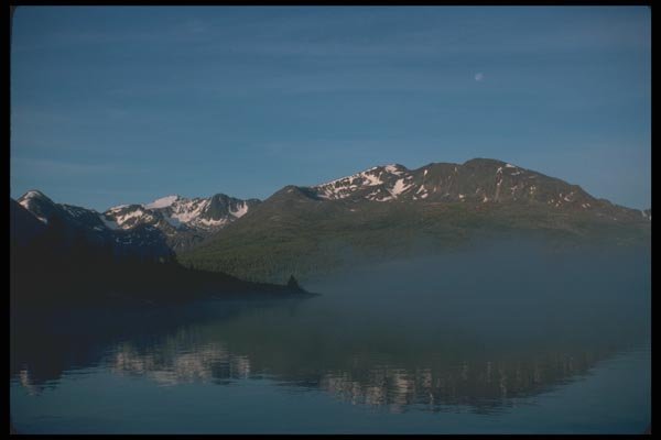 114035 Pristine Mountain Wilderness At Dawn A4 Photo Print