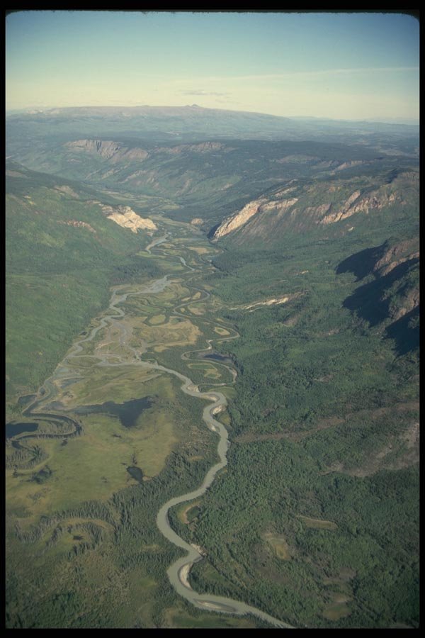 114064 Stikine River Northern British Columbia A4 Photo Print