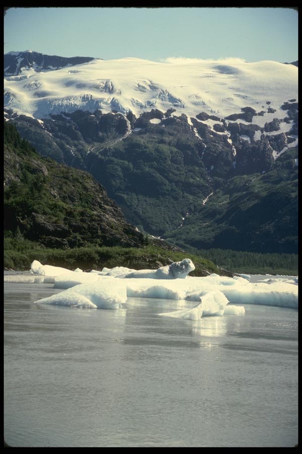 114067 Portage Glacier, Alaska A4 Photo Print