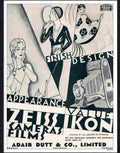116 02 zeiss ikon art deco camera advert 1932 Advert A4 Photo Print