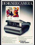 116 07 designer camera by polaroid 1980s Advert A4 Photo Print
