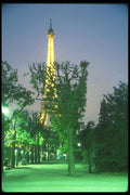 116001 Eiffel Tower At Dusk, Paris A4 Photo Print