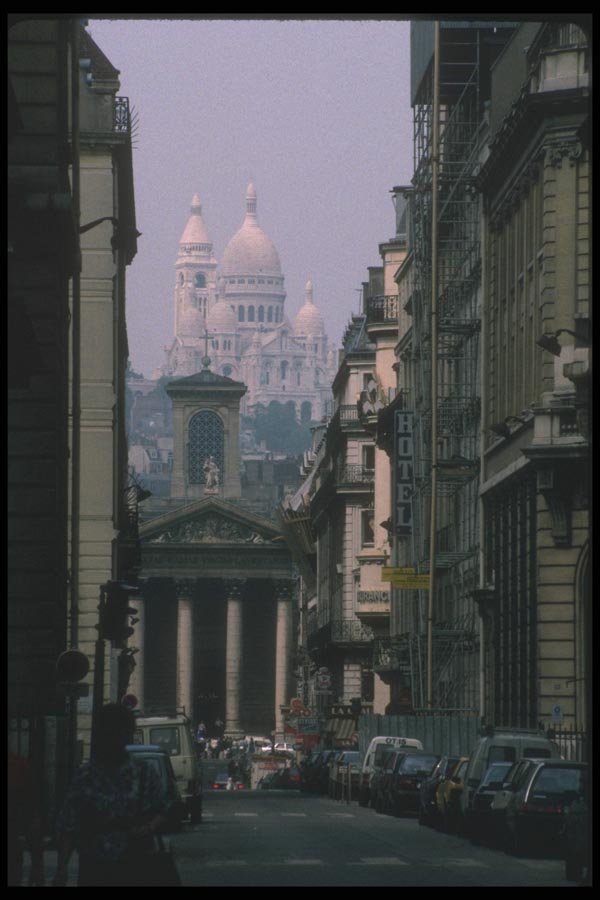 116005 Sacred Heart Basilica From Haussmann Blvd., Paris A4 Photo Print
