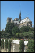 116008 Notre Dame De Paris Cathedral 2, Paris A4 Photo Print