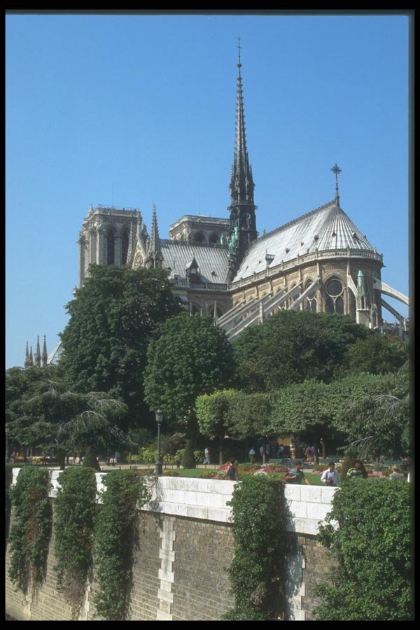 116008 Notre Dame De Paris Cathedral 2, Paris A4 Photo Print