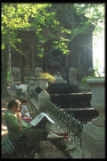 116020 Resting Near The Fountain Of Medicis, Paris A4 Photo Print