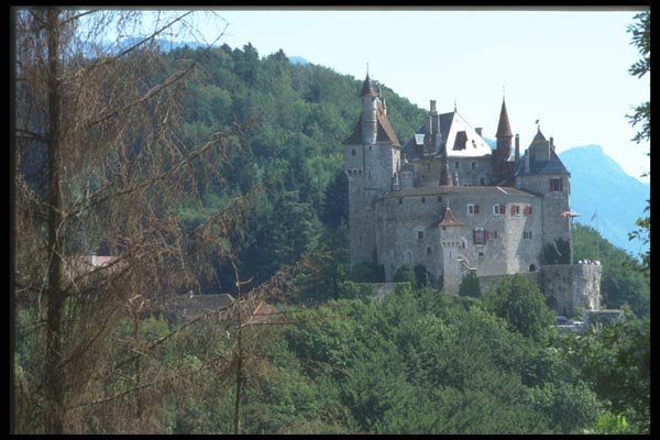 116046 Small Castle Near Annecy Lake 1 A4 Photo Print