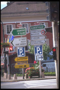 116049 Indicator Panels, Haute Savoie A4 Photo Print