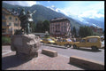 116057 Central Place And Mont Blanc, Chamonix A4 Photo Print