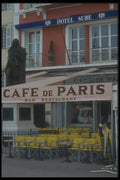 116074 Paris Cafe A4 Photo Print