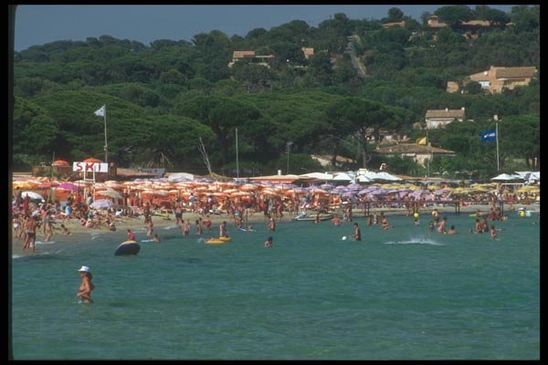 116076 Beach, St. Tropez A4 Photo Print