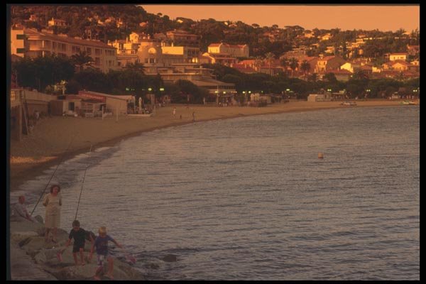 116081 Sunset Over Bay, Ste. Maxime A4 Photo Print