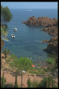 116099 Swimming At Bay, Long De La Cote D'Azur A4 Photo Print