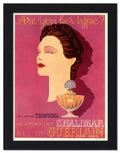 1165H guerlain shalimar perfume 1920s 2 Vintage Advert A4 Photo Print