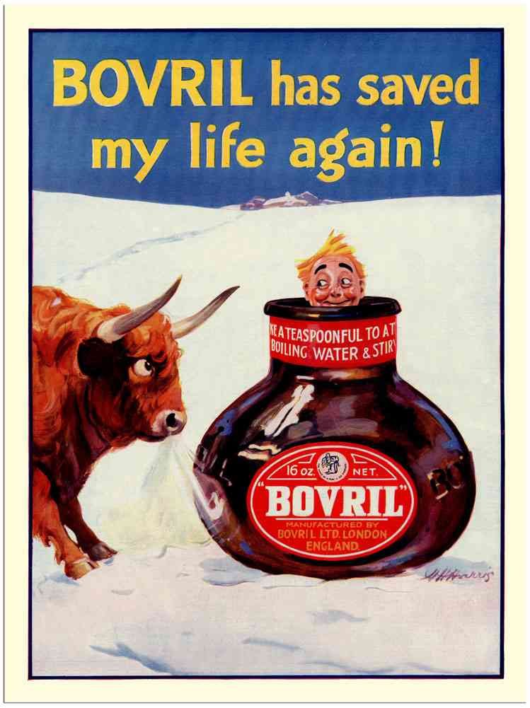 117 19 Bovrill 1 1920S advert A4 Photo Print