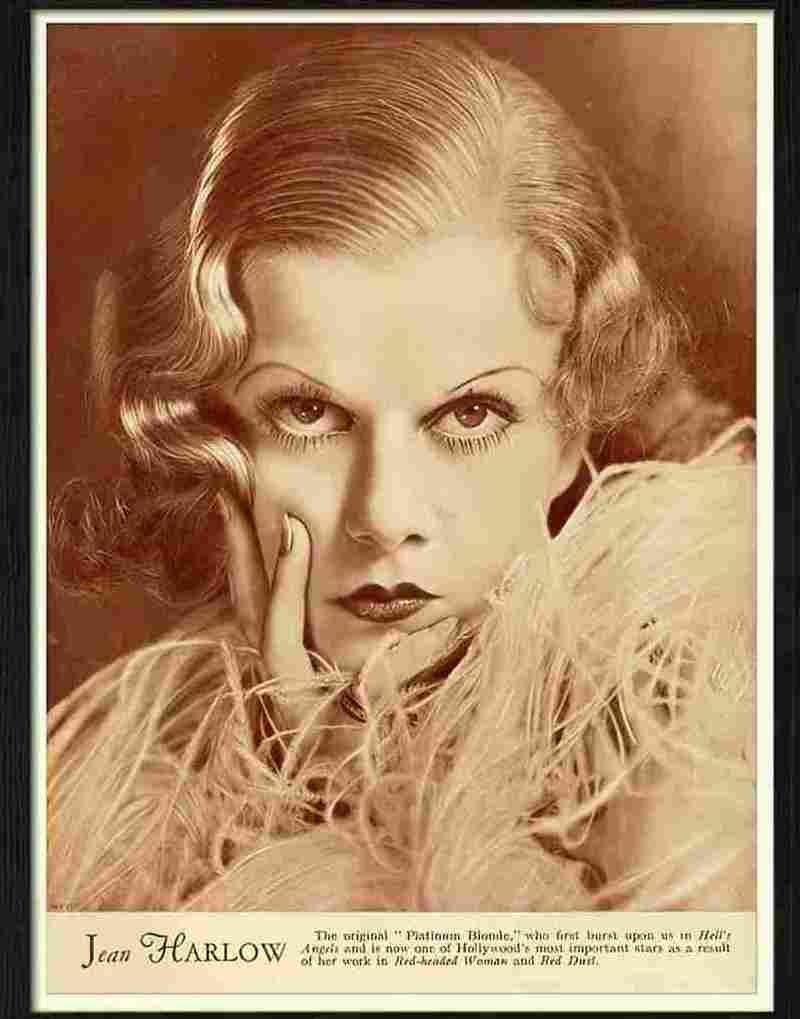 117 jean harlow Advert A4 Photo Print