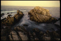 117006 Rocks & Waves, Evening, Pacific Grove, CA A4 Photo Print