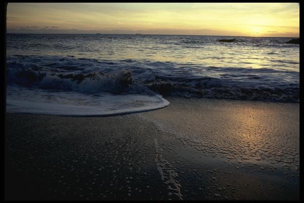 117037 Waves Breaking On Beaches, Humboldt County, CA A4 Photo Print