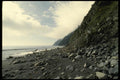 117062 Black Sand Beach, Cliffs, King Range, CA A4 Photo Print