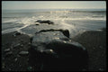 117063 Black Sand Beach, Cliffs, King Range, CA A4 Photo Print