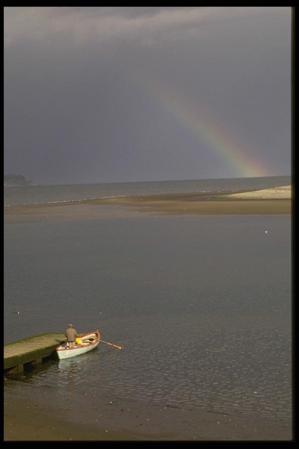 117083 Rainbow, Puerto Montt, Chile A4 Photo Print